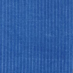 Tissu velours coton côtes larges bleu