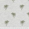 Tissu jersey Palm tree gris chiné Tissu jersey Palm tree gris chiné