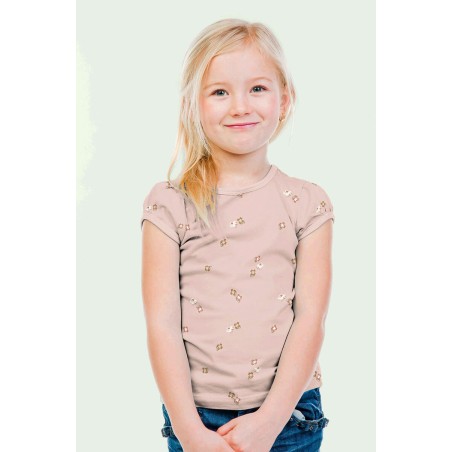 Tissu jersey oiseaux fond nude