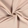 Tissu jersey Ottoman nude 80%Cot, 15%pol, 5%el larg 150 cm