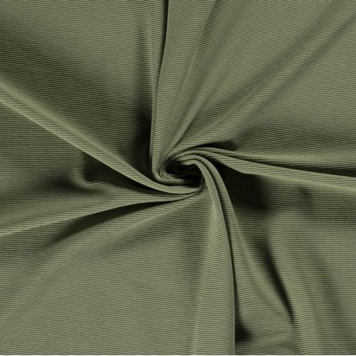 Tissu jersey Ottoman vert sauge