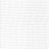 Tissu voile de coton gaufré carreau 0,5X0,5 cm blanc