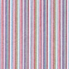 Tissu toile Oshkosh rayé bleu et rouge Tissu toile Oshkosh rayé bleu et rouge