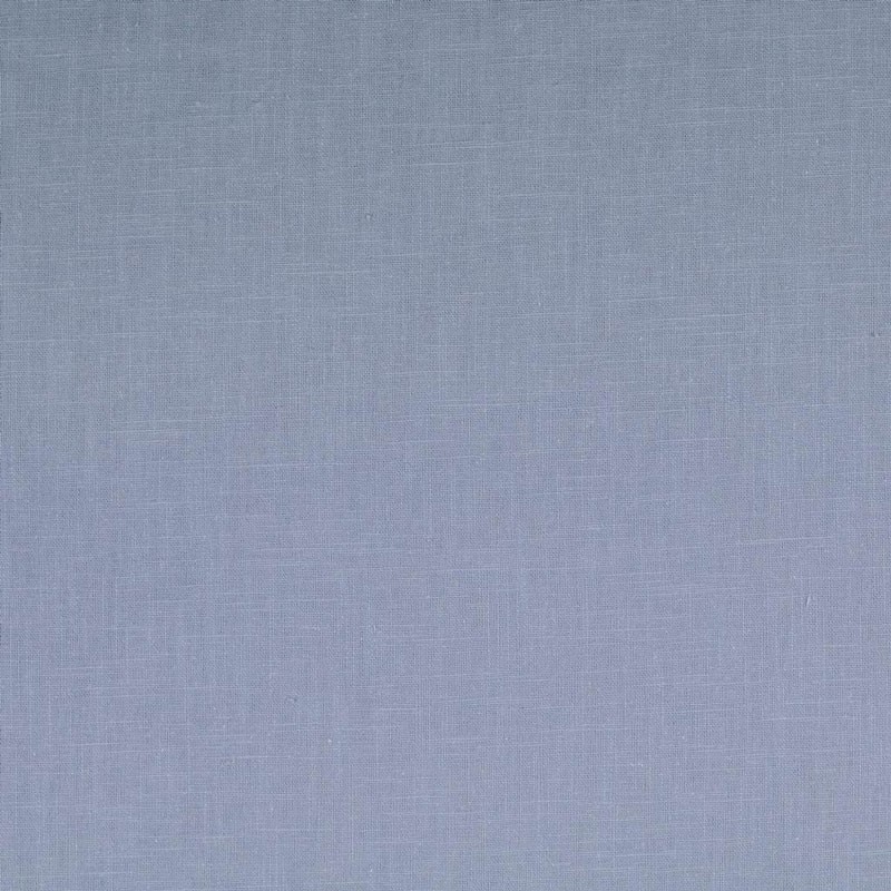 Tissu lin uni lavé bleu jean