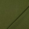 Tissu lin uni lavé kaki Tissu lin uni lavé kaki