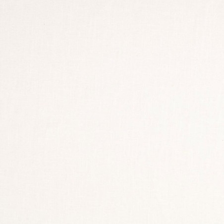 Tissu lin uni lavé blanc