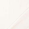 Tissu lin uni lavé blanc