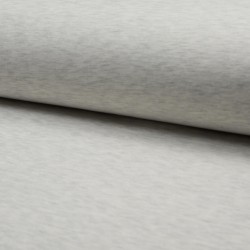 Tissu sweat chiné beige 