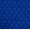Tissu doublure matelassé bleu électrique