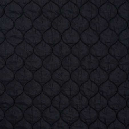 Tissu doublure matelassé noir