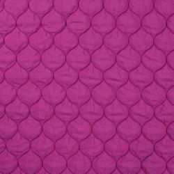 Tissu doublure matelassé magenta