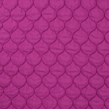 Tissu doublure matelassé magenta