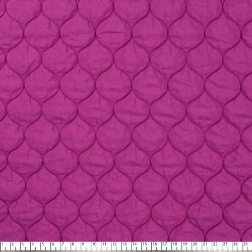 Tissu doublure matelassé magenta