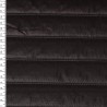 Tissu matelassé rayures noir 