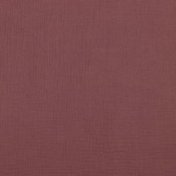 Tissu double gaze vieux rose Bio