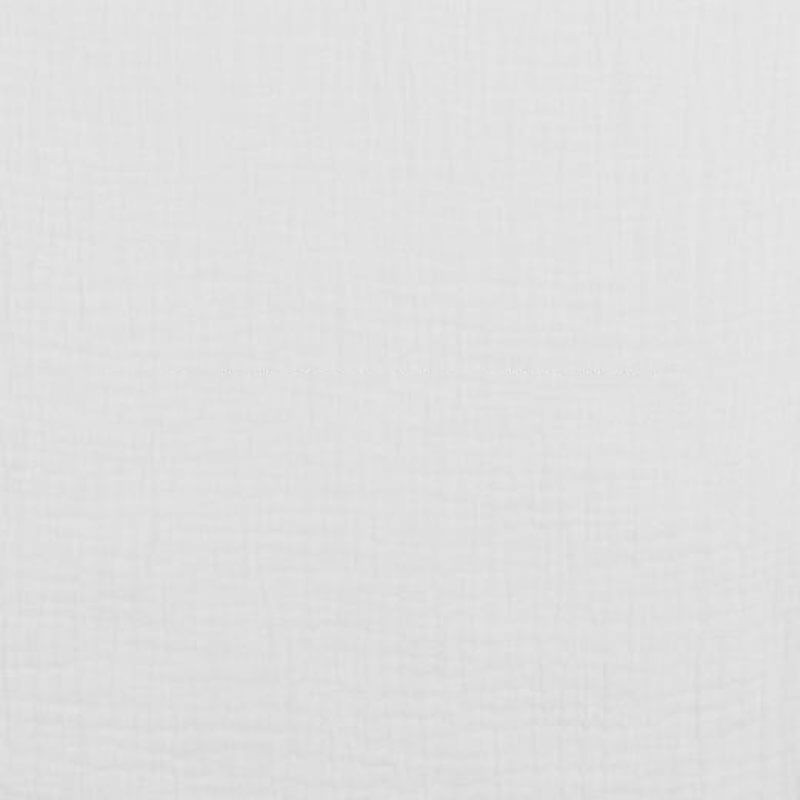 Tissu double gaze blanc Bio