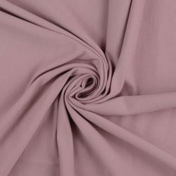 Tissu sweat fin uni vieux rose