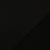 Tissu sweat fin uni noir