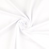 Tissu sweat fin uni blanc