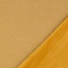 Tissu sweat minky chiné moutarde Tissu sweat minky chiné moutarde
