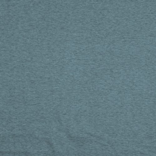 Tissu sweat minky chiné bleu canard