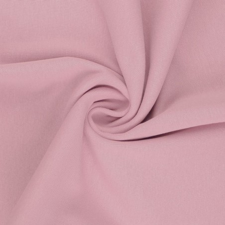 Bord côte tubulaire largeur 70 cm vieux rose