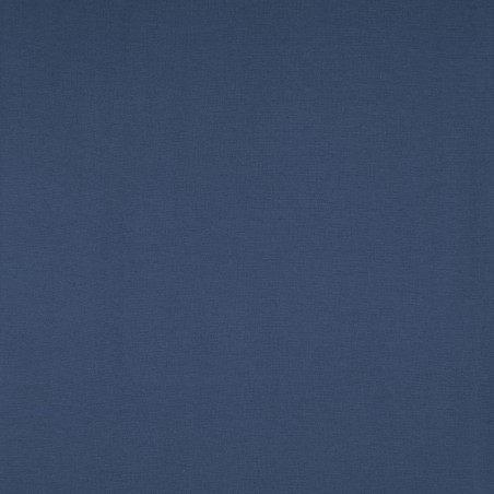 Bord côte tubulaire largeur 70 cm bleu jean
