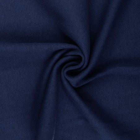 Bord côte tubulaire largeur 70 cm bleu cobalt