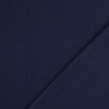 Bord côte tubulaire largeur 70 cm bleu cobalt