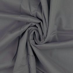 Tissu voile de coton gris moyen
