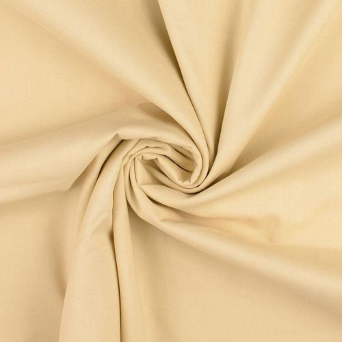 Tissu voile de coton beige