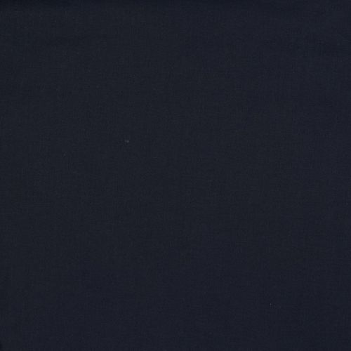 Tissu voile de coton bleu marine