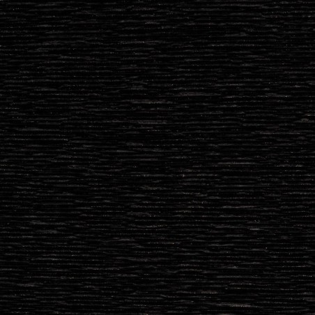 Tissu plissé chenille velours noir et lurex argent
