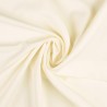 Tissu polyester stretch blanc cassé 