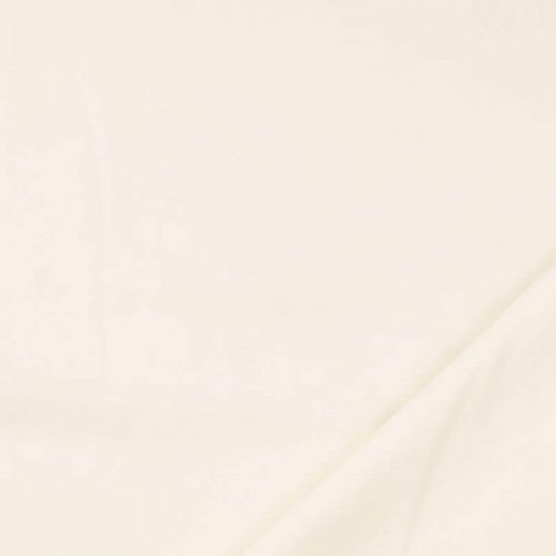 Tissu polyester stretch blanc cassé 