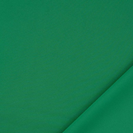 Tissu polyester stretch vert trèfle 
