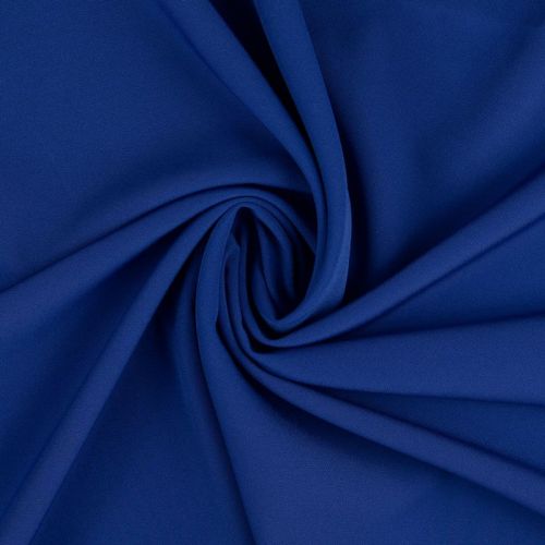 Tissu polyester stretch bleu électrique