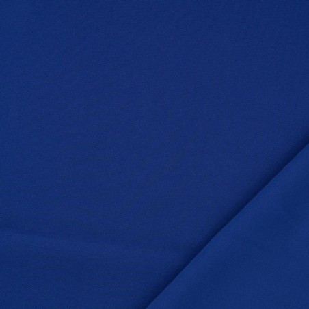 Tissu polyester stretch bleu électrique