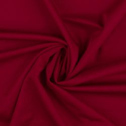 Tissu jersey twill uni rouge