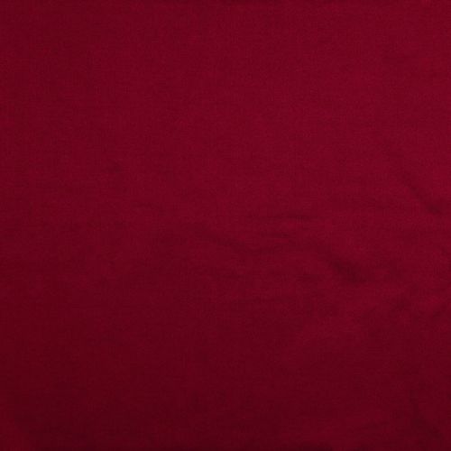 Tissu jersey twill uni rouge