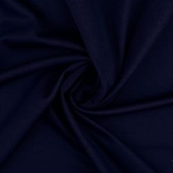 Tissu jersey twill uni bleu marine