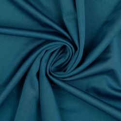 Tissu jersey twill uni bleu de prusse