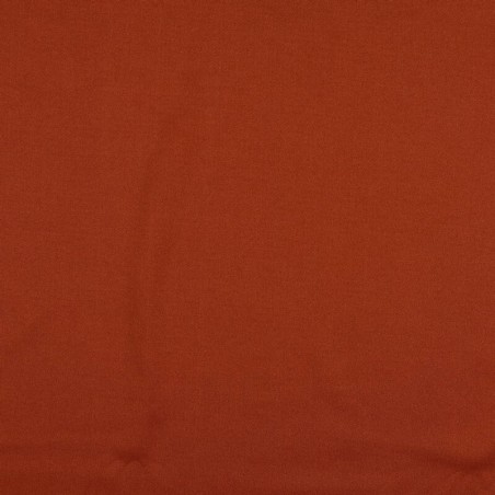Tissu jersey twill uni terracotta