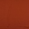 Tissu jersey twill uni terracotta