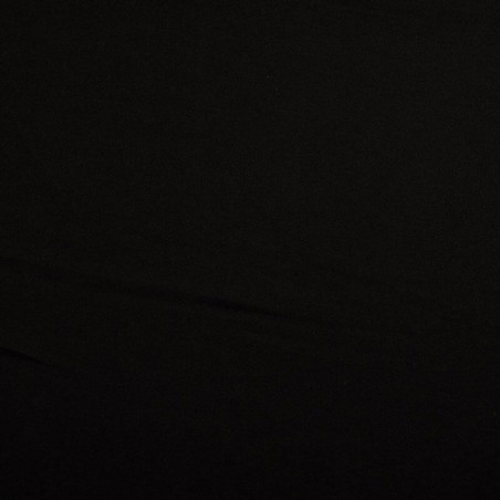 Tissu jersey twill uni noir