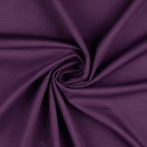 Tissu jersey punta di Roma uni violet