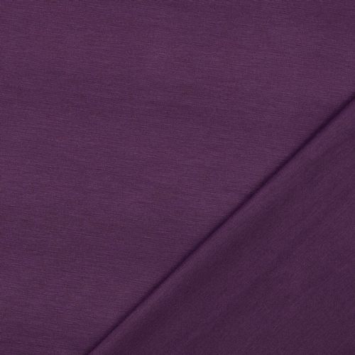 Tissu jersey punta di Roma uni violet