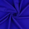 Tissu jersey punta di Roma uni bleu électrique 
