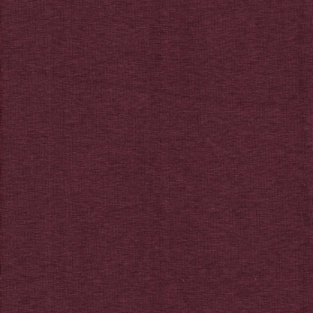 Tissu sweat épais aubergine