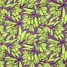 Tissu viscose Eco Vero Inked bouquet Nerida Hansenviolet/anis Tissu viscose Eco Vero Inked bouquet Nerida Hansenviolet/anis